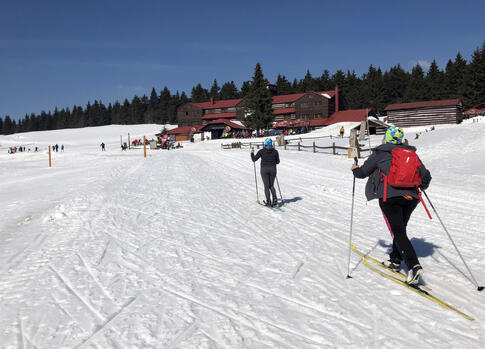 Běžecké stopy v Krkonoších